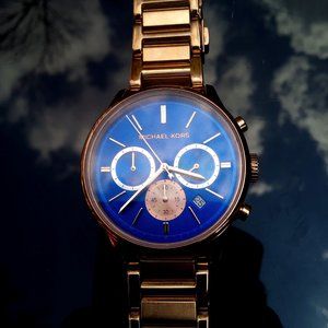 MICHAEL KORS RUNWAY GOLD-TONE WATCH